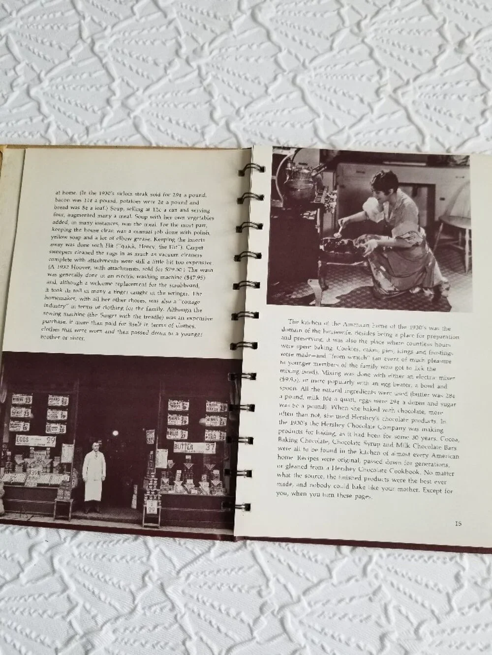 Hershey's 1934 Cookbook 1971 Edition Wirebound Spiral